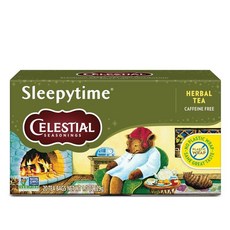 셀레셜시즈닝스 슬리피타임 허브티 카페인프리 티백 Celestial Seasonings Herbal Tea Sleepytime, 20개입, 1개