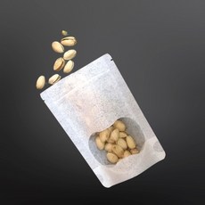 지퍼스탠드 스낵포장봉투 22X30cm 밑10cm 100매, 1개