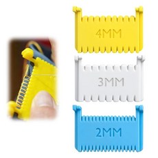 3Pc 클립온 재봉 자 234mm 간격의 엣지 스티치 잠금 및 게이지 세트 취미자와 프로 모두에게 완벽한 솔기