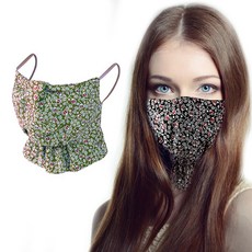 스타리프 웜커버 안면마스크 2개, 그린 _ 블랙레드