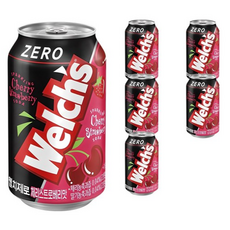 웰치스 제로 체리스트로베리맛, 355ml, 54개
