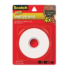 차량용 블랙박스 고정 양면테이프 1.8cm 차량내부양면테이프 아크릴폼양면테이프, 1개