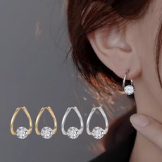큐빅 피어싱 미니 귀걸이 데일리 심플 패션 이어링