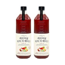 룩아워티 캐모마일 리치 티 베이스 1300g 2개세트, 1.3kg, 1개입, 2개