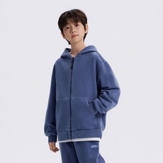 내셔널지오그래픽 키즈 K261UJP830 어드벤처 피그먼트 후드 점퍼 GRAY NAVY 437520