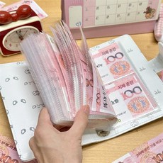 올원픽 달러북 유로 수집 지폐 머니북 팁북 케이스, 앨범+단일 이중 칸 각 20장