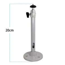 살랑 미니 프로젝터 벽걸이 스탠드 천장 브래킷 홀더 (YG300 J15 LED DLP DV 보안 카메라용), 02 실버