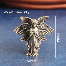 쿠쿠스토어 사랑의 날개 달린 작은 천사 집 송진 공예 장식 날리는 뿔 재미있는 데스크탑 분위기, 1개