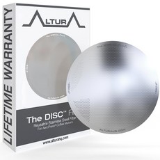 ALTURA The DISC FINE Stainless Steel Filter for..., Original, 실버 파인
