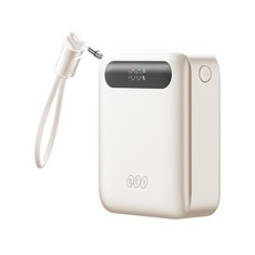 QCY AIR 보조배터리 트래블 미니 초경량 기내반입 고속충전 22.5W 10000mAh 신제품, 보조배터리 트래블 미니 PB10D