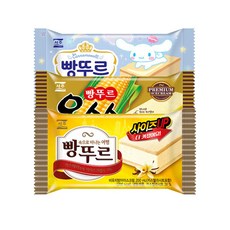 서주 샌드 아이스크림 빵뚜루 (오리지널 + 옥수수 + 커스터드) 3종x8개씩 24개, 1세트, 190ml