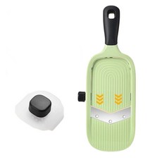 可調式多功能廚房切片器, 1個, 可調式檸檬切片器【綠色】