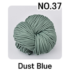 5.0mm 100yard 촘촘 고급 우동실 청키스트링 / 소프트 폴리에스터 우동끈 / 가벼운실 부드러운실, No.37, 1개