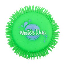 廢物專賣店 TPR吸水飛盤玩具 - 戶外沙灘戲水互動發洩柔軟飛盤, 綠色, 1個