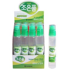 문방산업 조은풀 초강력 액체풀 물풀 PVA, 12개, 65g