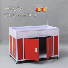 이동식 프리마켓 매대 행사 바퀴 좌판대 철제 판매대, 백색 생성 구멍 작은