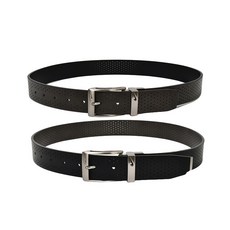 나이키 펀칭 리버서블 경량 남성 양면 골프 벨트 S5005, 058 GREY/BLACK, 1개