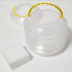 미술용 물통 투명 수채화 물통 미술 준비물