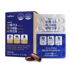 뉴메이트 오마비(오메가3 마그네슘 비타민B), 60정