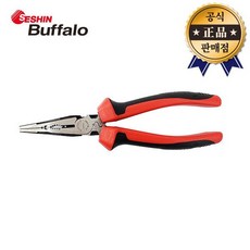 멀티압착롱노우즈플라이어 SB ML175G 전선압착 렌치 세신버팔로, 1개