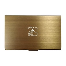 青青文具 CT-122 商務經典名片盒-Calm系列, B 古銅金