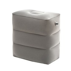 여행용 에어 발쿠션 3단, 그레이