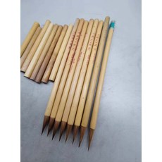 老狼毫兼毫毛筆 8支打包，70年代老毛筆，純動物毛，無尼龍添加, 1個, 參考詳情頁