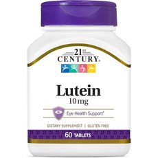 21st Century Healthcare L-라이신 1000mg, 60 Count (Pack of 1), Lutein