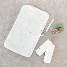 베베코지 휴대용 기저귀 매트 갈이대 패드, 1개, 아이보리
