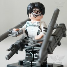 핸드브릭 커스텀 미니브릭 피규어 진격의거인 팩토리 호환 진격거 블록 호환, 24. 리바이 아커만