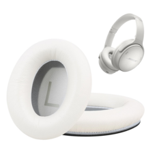 bose 보스 QC45 호환 이어패드 커버 쿠션 스폰지 캡 헤드폰 헤드셋 교체 솜 이어패드 이어폰솜 이어폰이어팁 이어폰커버 이어폰폼팁 쿠션 헤드셋귀마개 헤드셋스펀지 헤드셋커버, 화이트