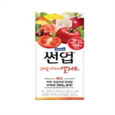 썬업 과일야채샐러드 레드 200ML 48팩, 48개
