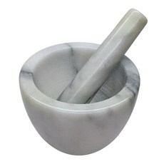 大理石研缽搗杵套裝 蒜泥香料研磨器, 1套