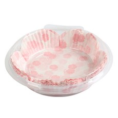 귀월미 벚꽃 모양 에어프라이어 종이호일 다용도 쿠킹페이퍼, 1개, 110개입, 16cm