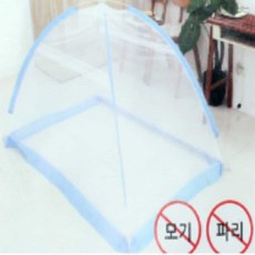 firstok 원터치 유아 모기장 100x140 블루 아기모기장