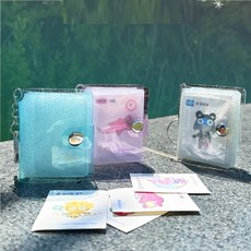 띠부씰 앨범 수집 스티커 보관 수첩 띠부띠부씰앨범 띠부씰도감 보관용 띠부씰바인더 띠부씰속지, 투명