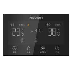 나비엔 경동원 스마트 와이파이 온도조절기 원격제어 룸콘 보일러, NR-60DS(블랙믹스)