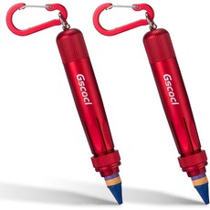 목재 크레용 홀더 12인치 원형 육각형 크레용용 페로드 포함 산업용 내구성 목수용 알루미늄 검정색