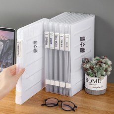 a4 문서함 a4 수납함 a4 문서화일 a4 파일 정리함 a4용지 수납함 문서함 용지보관오픈형 서류정리함 서류함 서류정리 사무용품 책상정리함 서류트레이, 1개, 투명 A4문서정리함