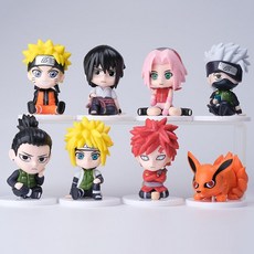 NARUTO나루토 애니메이션 피규어 8종세트 7-8.5CM, 1개