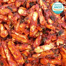 [재구매1위] HACCP 국내산 전라도 총각김치 당일제조 알타리 무김치, 1박스, 1kg