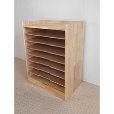 스케치북 정리함 도화지 원목 스케치북 수납함, 1개