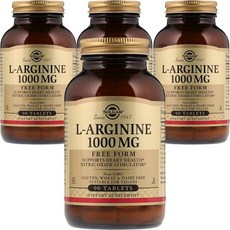 솔가 L-아르기닌 1000mg 타블렛, 90정, 4개