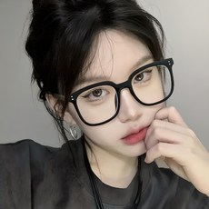 비아워게스트 남녀공용 패션 사각 뿔테안경