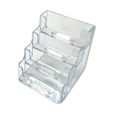 이음모음 아크릴 명함꽂이, 표준형, 1개입, 4단