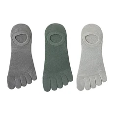 호환3짝/몫 남성 양말 통기성 땀 참신 발가락 캐주얼 손가락 보트 삭스, 01 EU 37-43, 09 3PAIRS-2