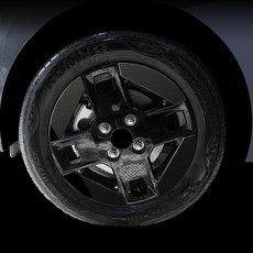 레이 EV 순정 14인치 홀로그램 휠스티커 튜닝 휠마스크 랩핑 필름, 레이EV 14인치 / 블랙무광 (세트)