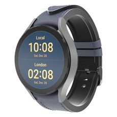 로랜텍 갤럭시워치 클래식 커브 날개 일체형 시계줄 밴드 스트랩 20mm, WING NAVY, 1개