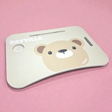 [오늘출발] 레이베어 슬기로운 접이식 테이블 노트북 베드 앉은뱅이 낮은 사이드 미니 침대 베드트레이, 베이지