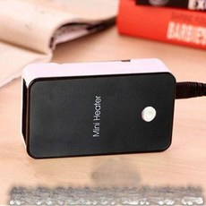 초소형 히터 미니 난로 난방 책상 온풍기 욕실, 기본 색상, 블랙 1 초고속 70C